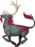 Ruby Gemstone Kirin